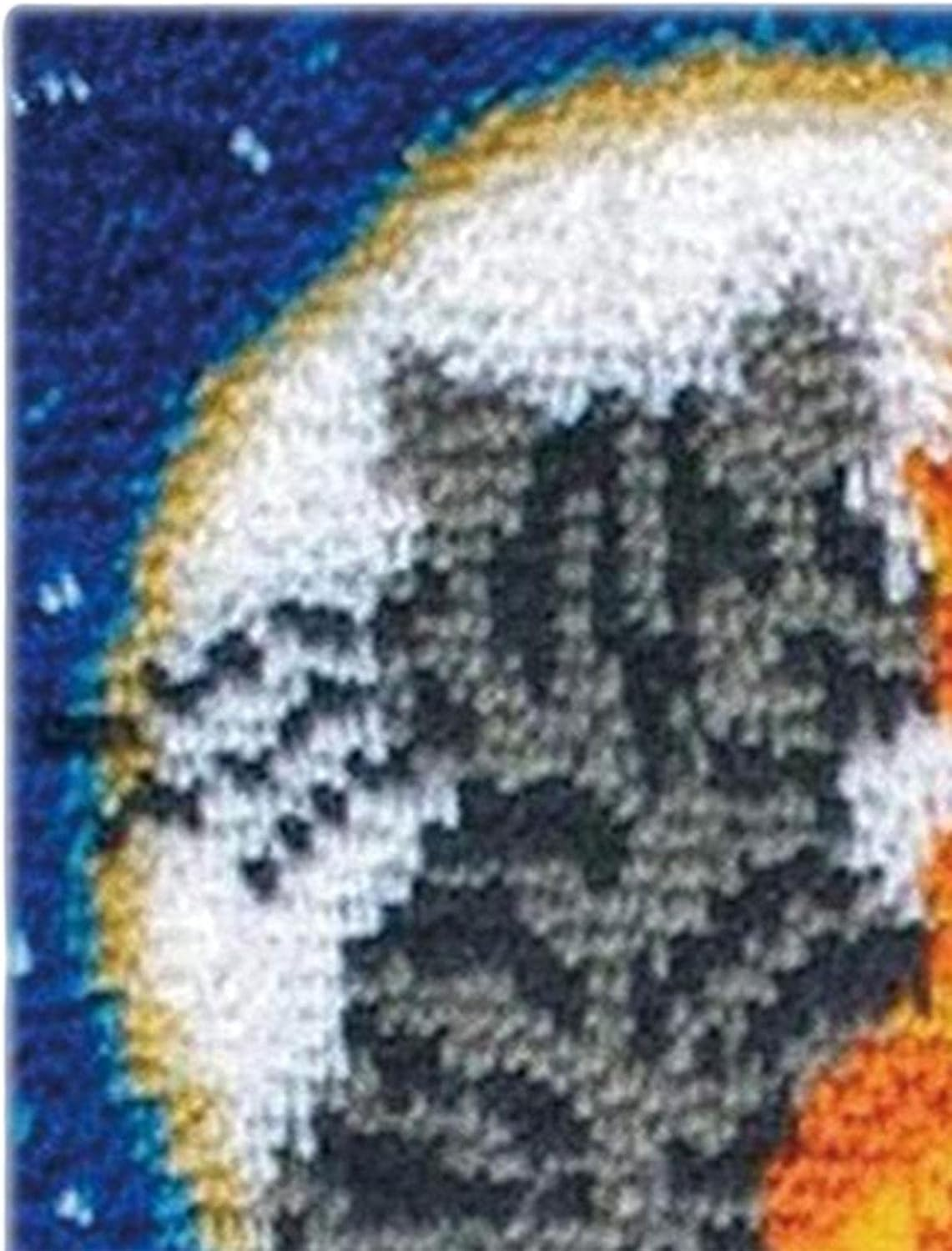 Oshhni Latch Hook Craft Kit Crochet Carpet Latch Hook Kits for Adults for Adults Beginners , Hug Cats - Hug Cats image number 6