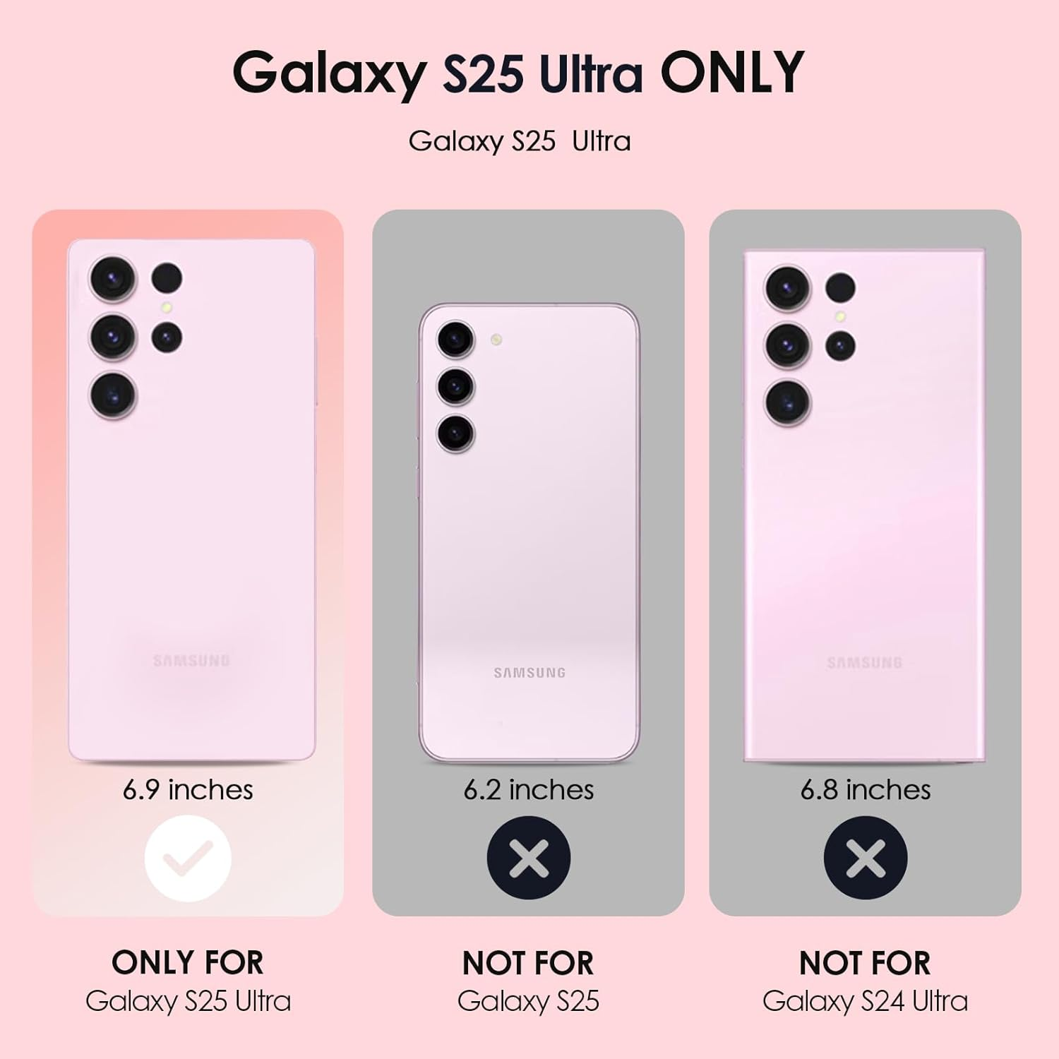 SHEDEER for Samsung Galaxy S25 Ultra Case, with Slide Camera Cover & Screen Protector, Chic Pattern, Shockproof 360 Degree Protective Slim Thin Phone Case Cover for Galaxy S25 Ultra, White - Beige image number 5