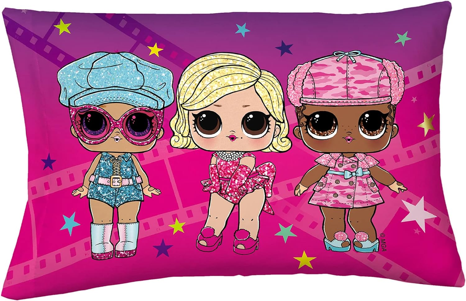 Franco Kids Bedding Super Soft Microfiber Reversible Pillowcase, 20 in X 30 In, Paw Patrol Girls