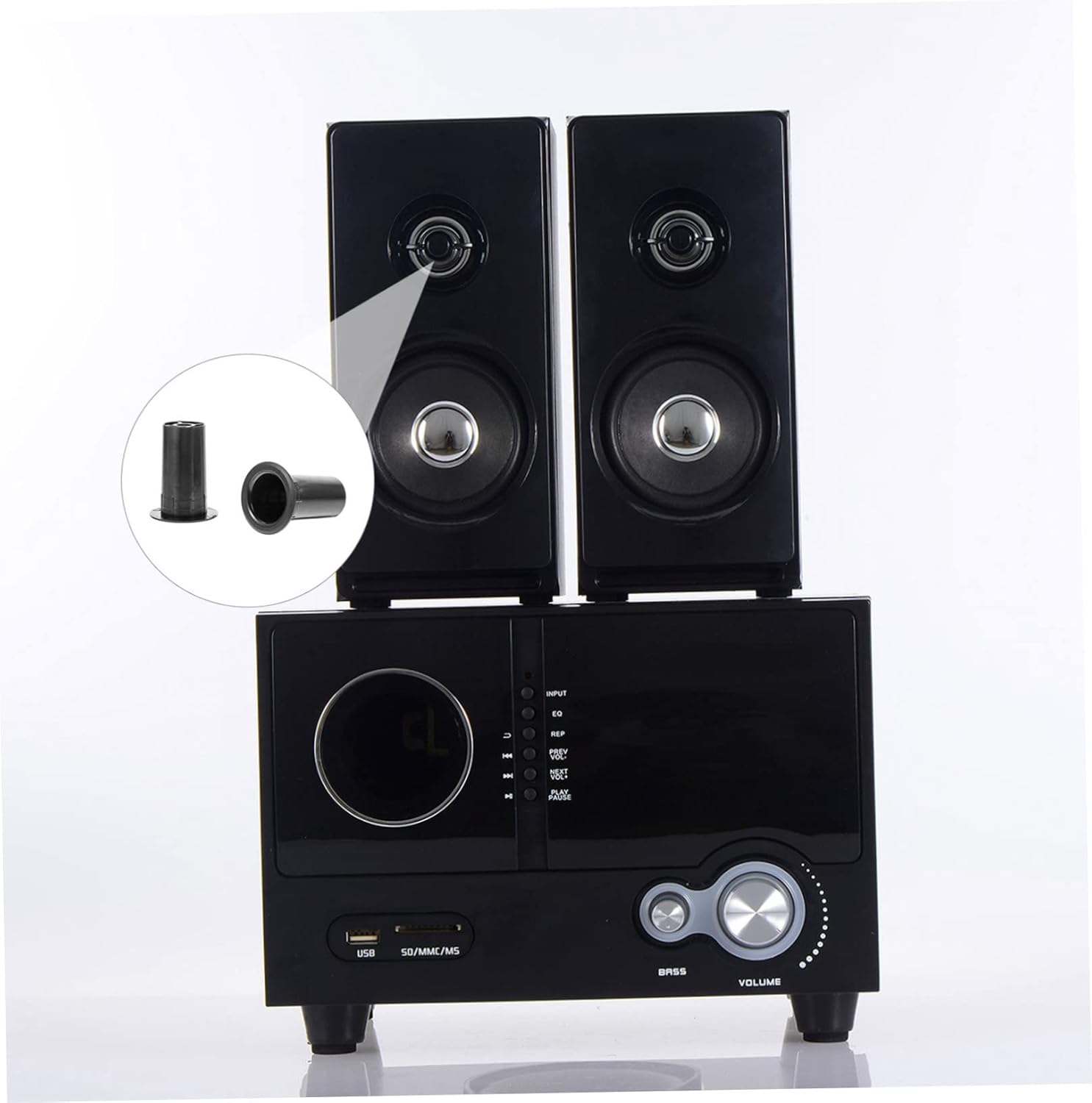 Toddmomy 8Pcs Subwoofer Port Tubes Speaker Hole Bass Reflex Tubes Speaker Port for Audio Cabinet Low Distortion Sound Enhancement Safe Use image number 1