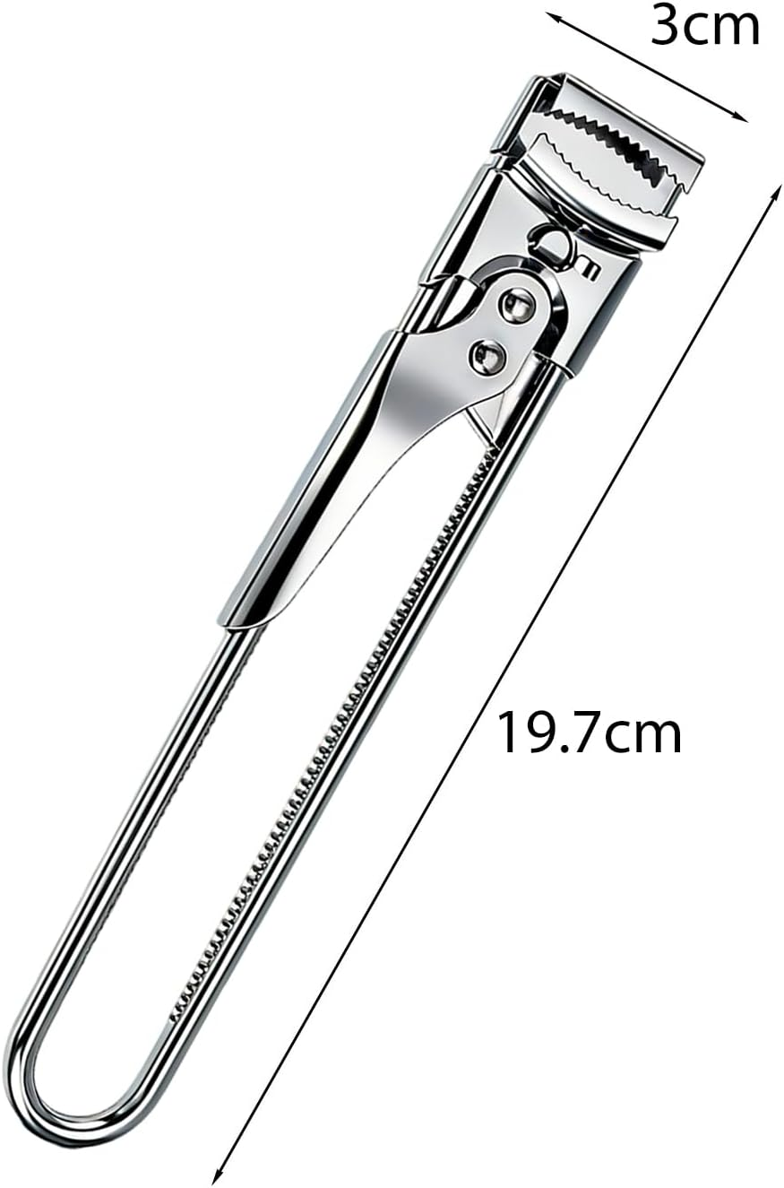JANGJANG Jar Opener, Adjustable Stainless Steel Can & Bottle Opener, Manual Kitchen Tool for Easy Grip and Effortless Opening, Suitable for Jars, Lids, Bottles, & Cans, Durable & Easy to Use image number 2