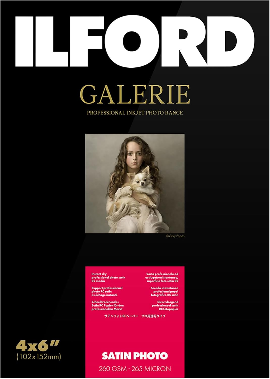 ILFORD Galerie Prestige Lustre 6X4 260GSM - 100 Sheets Professional Galerie Prestige Lustre 6X4 260GSM - 100 Sheets, White (2004021) image number 3