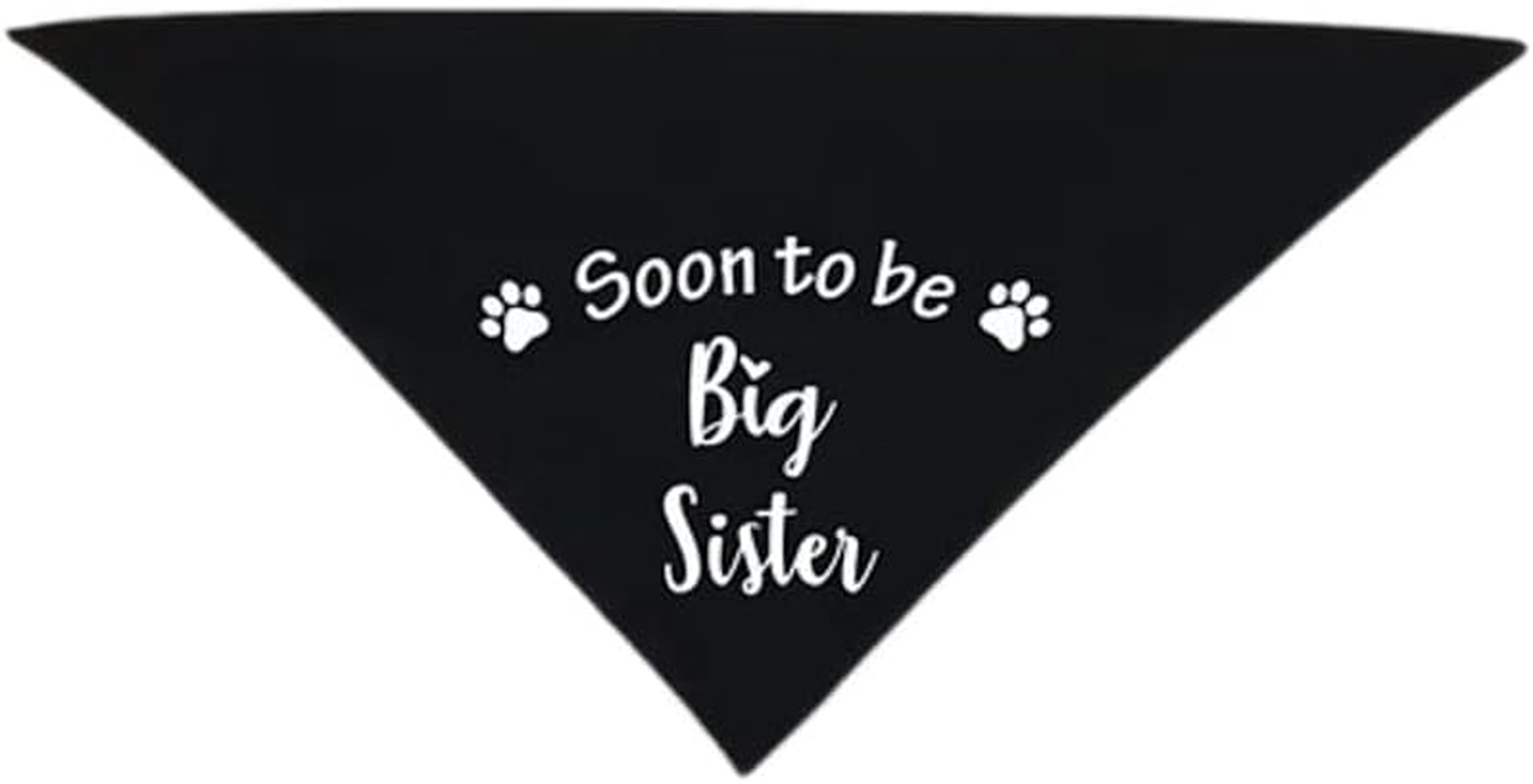 Big Sister Announcement Dog Bandana Baby Pregnancy Gift Shower Party Decorations