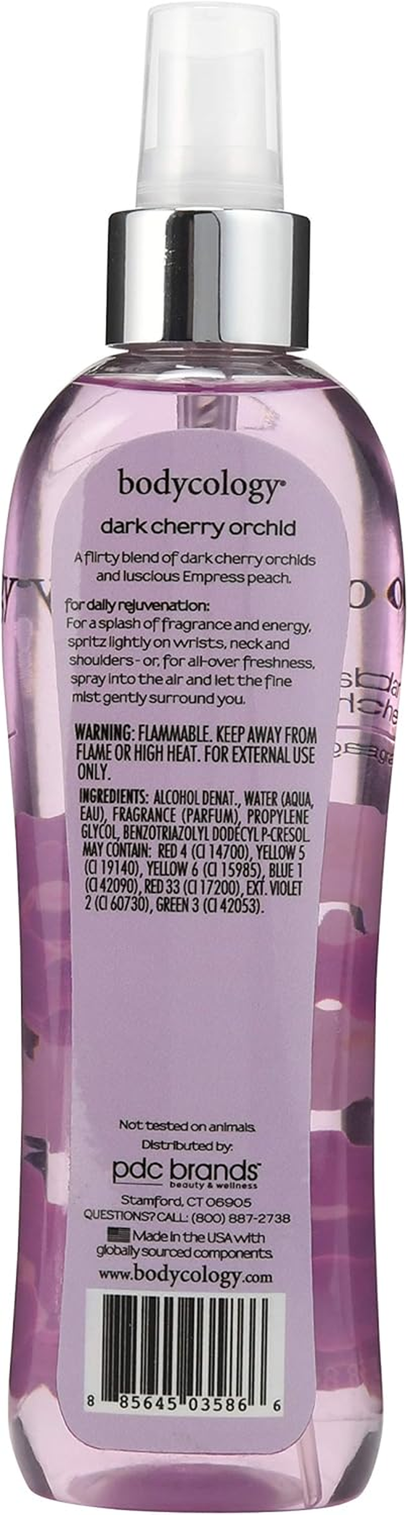 Dark Cherry Orchid by Bodycology for Women - 8 Oz Fragrance Mist image number 1