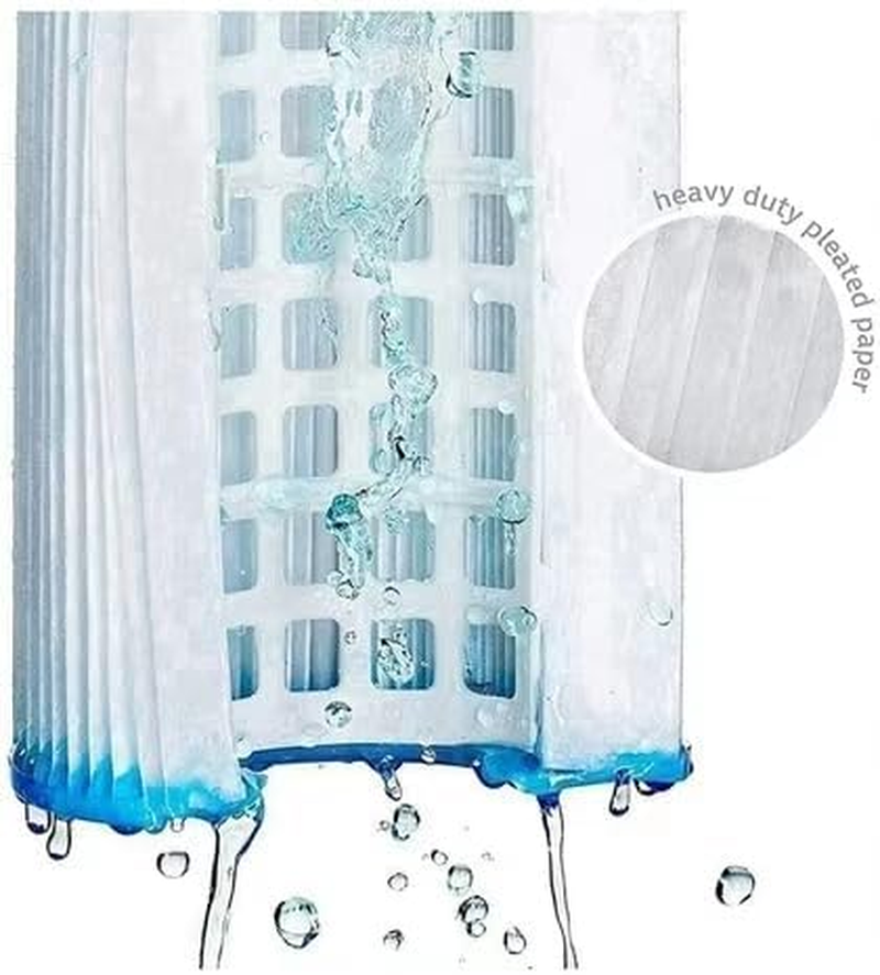 10 Pack Type VI Spa Filter Cartridges &ndash; Replacement Hot Tub Filters Compatible with Lay-Z-Spa, Coleman Saluspa, 90352E, 58323, 58324, 58323E, 90427E &ndash; Pool & Spa Pump Filter Cartridge image number 6