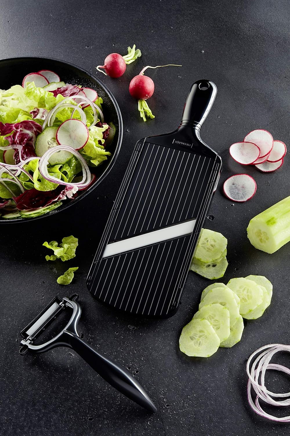 Kyocera Advanced Ceramic Horizontal Y Peeler, White - Black image number 2