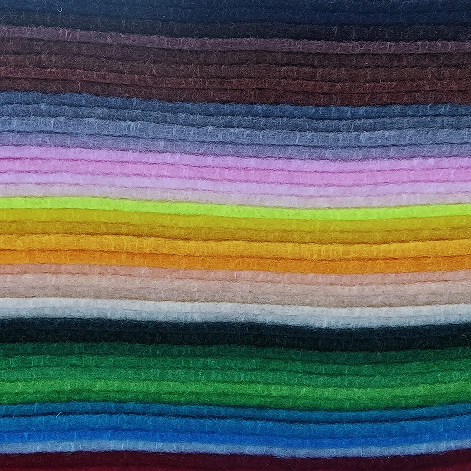 Jtnohx Soft Felt Sheets, 40 Colors Assorted Craft Felt Fabric, Color Fabric for Crafts, Square Sheets for Sewing Decorations and Party Projects (40 Colors 20&times;30Cm) image number 5