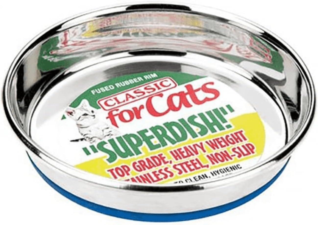 Classic Pet Products Classic Steel Superdish for Cats, Large, 500 Ml image number 1