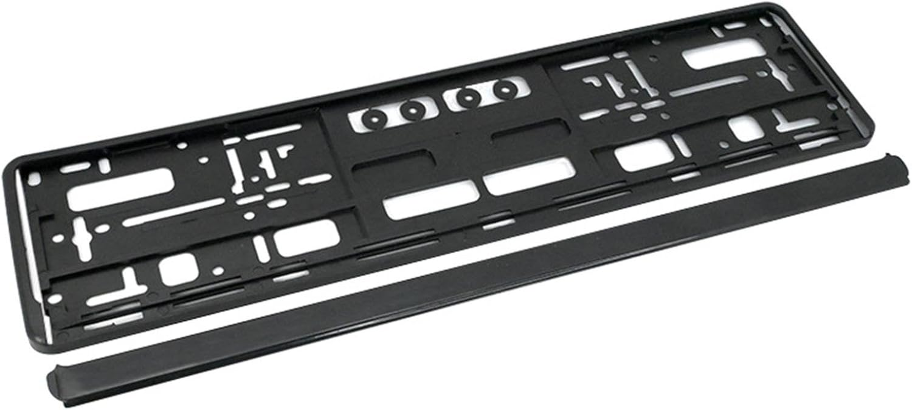 Magideal License Plate Frame Number Plate Holder Universal Car Licence Plate Bracket for Women and Man Sturdy Replacement Premium, Black image number 6