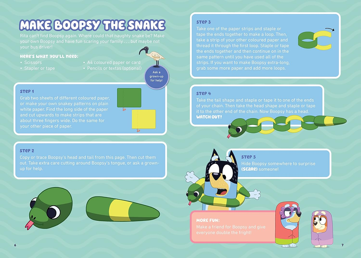 Bluey: Father'S Day Fun: a Craft Book image number 1