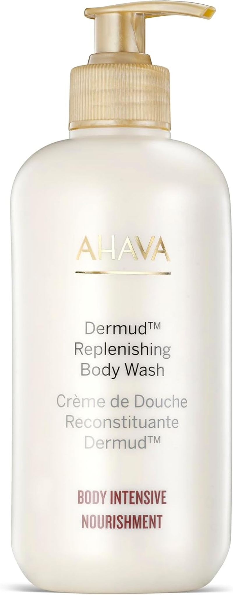 AHAVA Body Intensive Nourishment Dermud Replenishing Body Wash (400Ml) for Dry and Sensitive Skin, Enriched with Soothing Dead Sea Mud and Hydrating Osmoter image number 1