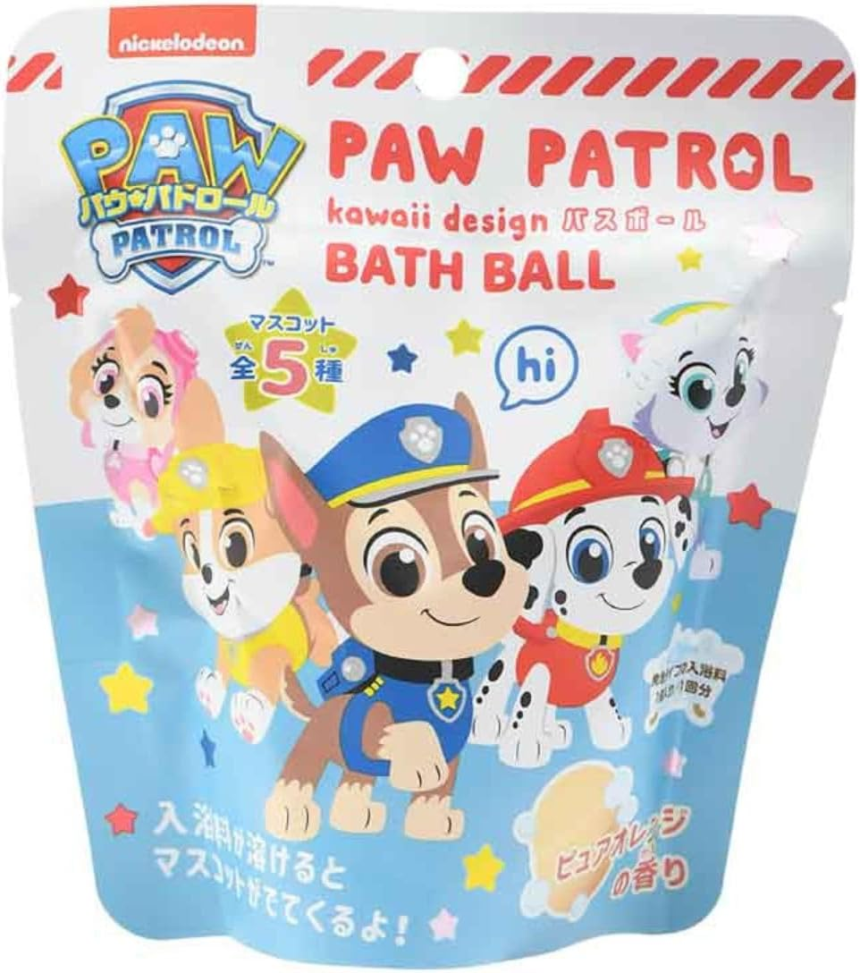 Nor Corporation Paw Patrol Kawaii Design Bath Ball PAW0801 image number 5