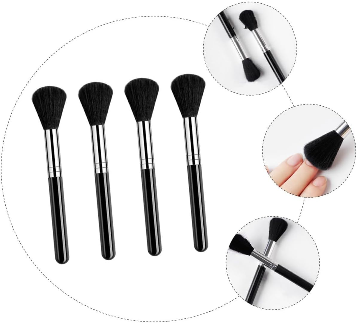 NOLITOY 4 Pcs Convenient Nail for Cleaning and Dusting for Nail Salons image number 6