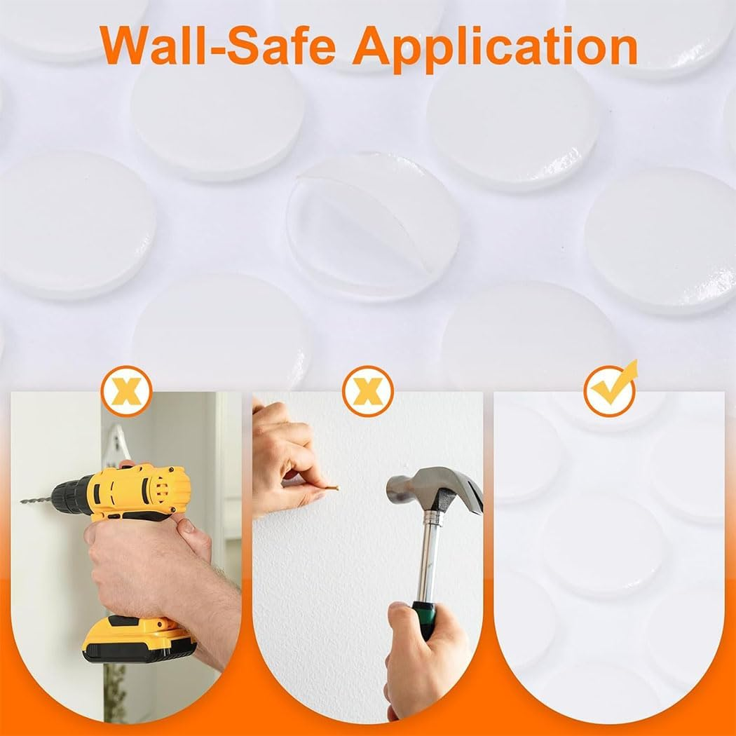 Idopick 10MM Double Sided Sticky Adhesive Dots, 400 Pcs Removable Stickers Acrylic round Putty Waterproof Sticky Dot Thick Strong Traceless Sticker for Balloons Envelopes Note Craft Photo DIY image number 6