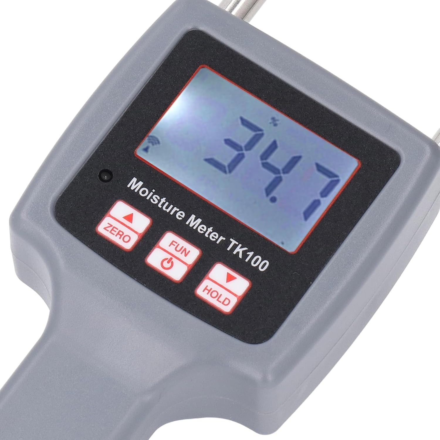 CHICIRIS Backlit Display Portable Humidity Tester High Accuracy Tester for Cereal Straw Forage Grass Wide Range of Probes