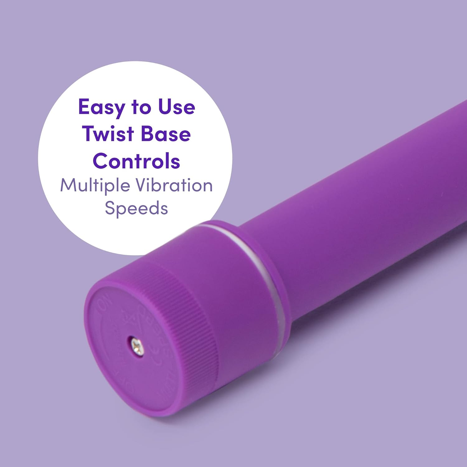 Lovehoney Purple G-Slim G-Spot Vibrator - Plastic - Waterproof & Beginners Friendly image number 3