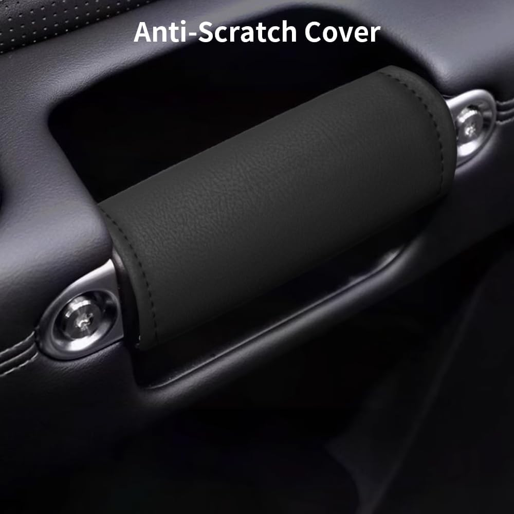 4PCS Car Grab Handle Cover, Universal Car Interior Door Handle Protector Door Pull Handle Protector Car Inner Accessories for SUV Truck image number 3