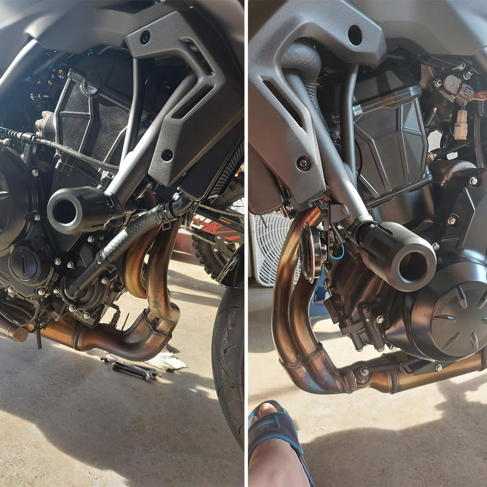 Fit for Kawasaki Ninja 650 KRT 2025 Ninja650 EX650 2017-2023 2024 2025 Z650 RS Z 650 CNC Motorcycle Frame Sliders Crash Protector Crash Pad Falling Protection (Green) image number 1