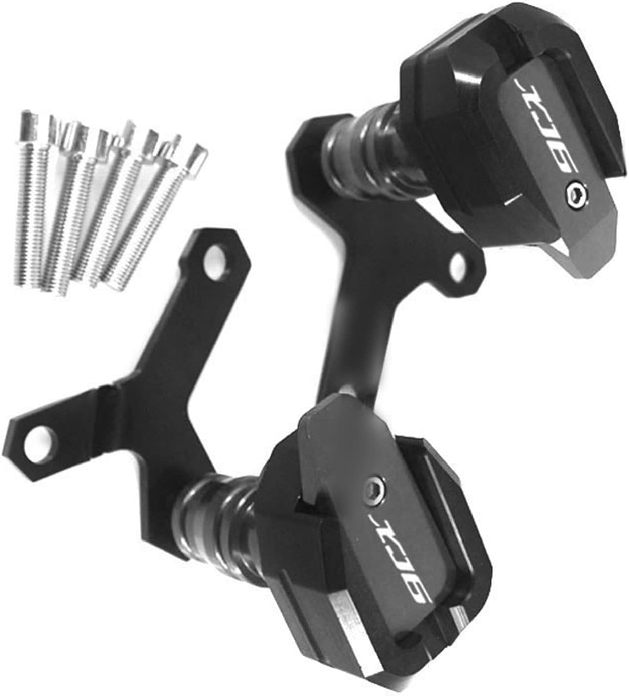 Motorcycle for Yamaha XJ6 Diversion XJ-6 Falling Protection Frame Slider Fairing Guard anti Crash Pad Protector Accessories (Color : Titanium)