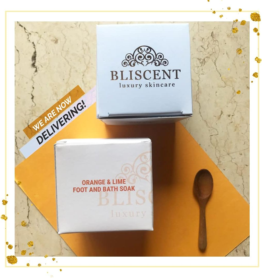 BLISCENT Orange & Lime Himalayan Salts for Bath and Foot Soak/Foot Pedicure (For Soft & Smooth Feet) - 100Grams image number 3