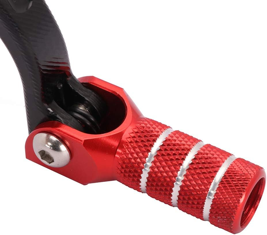 Anxin Motorcycle Gear Shifter Shift Lever Folding Tip CNC for CRF250L 13-20 CRF150R 07-09 12-24 CRF250L Rally 17-20 CRF300L 21-23 CRF300L Rally 21-23 CRF300LS 2023 Dirt Pit Bike Red image number 2