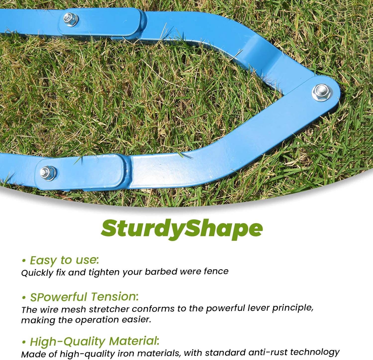 Fence Fixer,Fence Stretcher,Fencing Tools,Fence Repair,Fence Puller,Fence Tightener,Barb Wire Stretcher,Wire Tightener,Chain Link Fence Stretcher Tool,Fence Tensioner image number 1