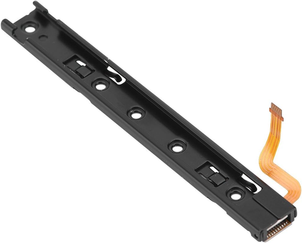 Bewinner L/R Slider Replacement Parts, Left & Right Slider with Flex Cable Repair for Switch Console Metal Slider for Switch(R)