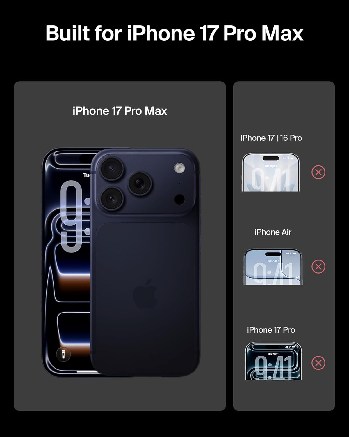 Belkin Screenforce Temperedglass Screen Protector for Iphone Pro Max Scratch-Resistant Impact Protection W/Included Easy Align Tray for Bubble Free Application - 2 Pack image number 4