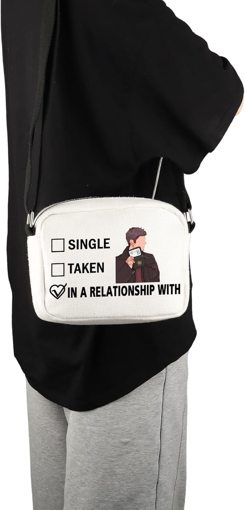 G2TUP Jensen a Inspired Gift Dating Jensen a Makeup Bag TV Show Fan Cosmetic Bag Supernatural Lover Merch, Jensen a HS image number 6