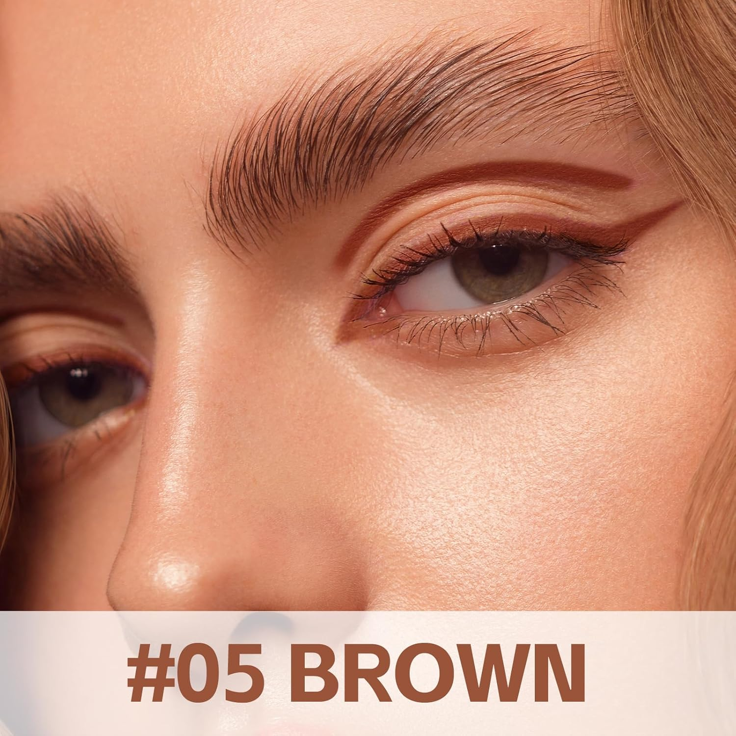 Apooliy 2Pcs Eyeliner,Highly Pigmented Eyeliner Pencil，Smooth Creamy Eye Liner，Waterproof White Eyeliner，Long Wear Black Eyeliner，Brown image number 4