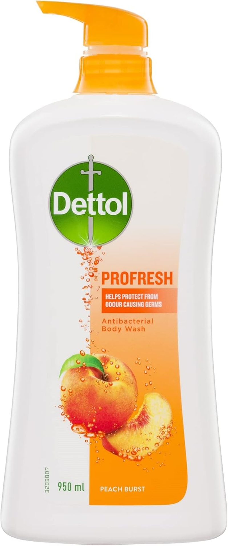 Dettol Profresh Shower Gel Body Wash Peach Burst 950Ml image number 2