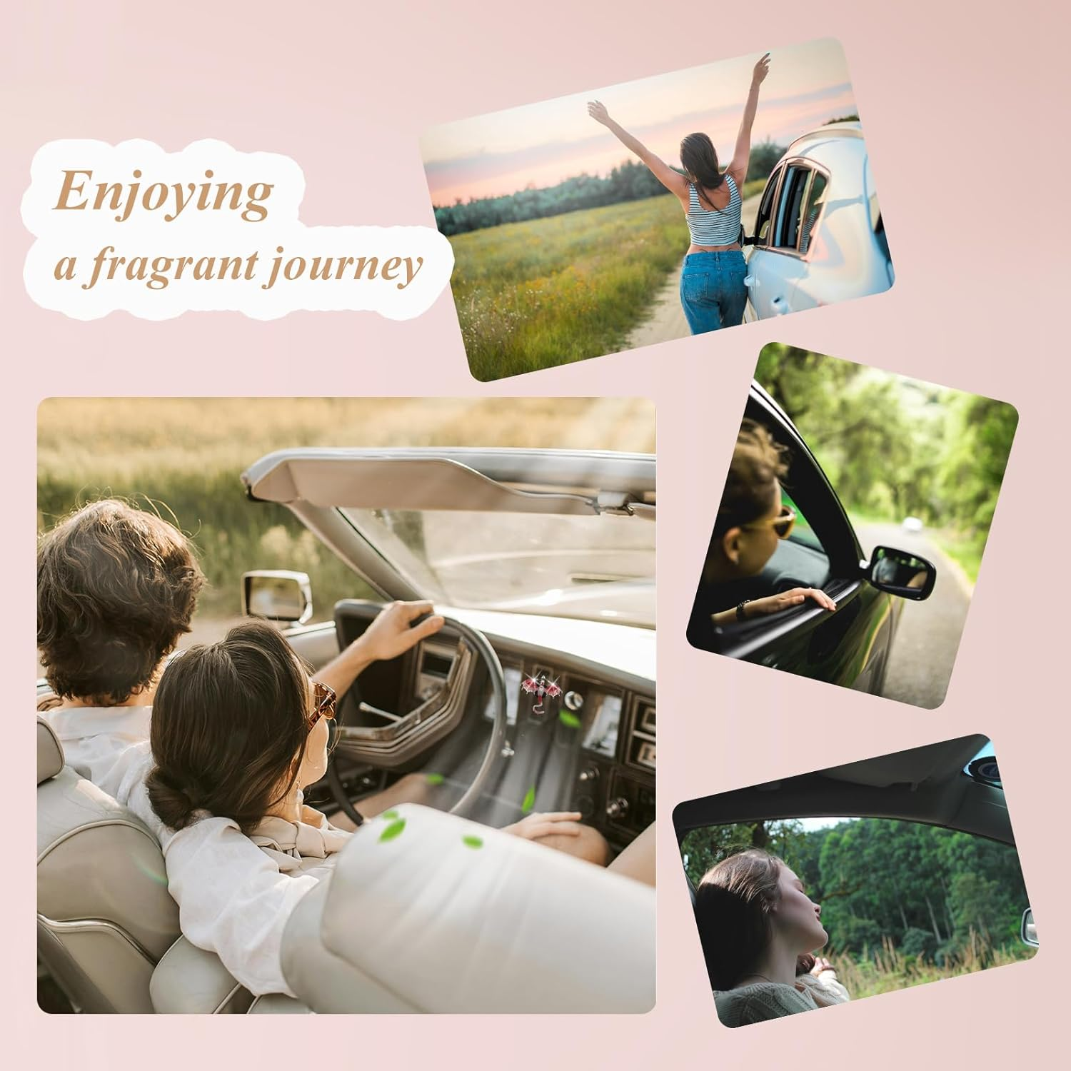 Red Car Accessories 2Pcs Bling Dragon Car Air Freshener Vent Clips Cute Alloy Red Enamel Wyvern Dragon Vent Clips Car Accessories Refillable Car Essential Oil Diffuser Goth Car Decor image number 3