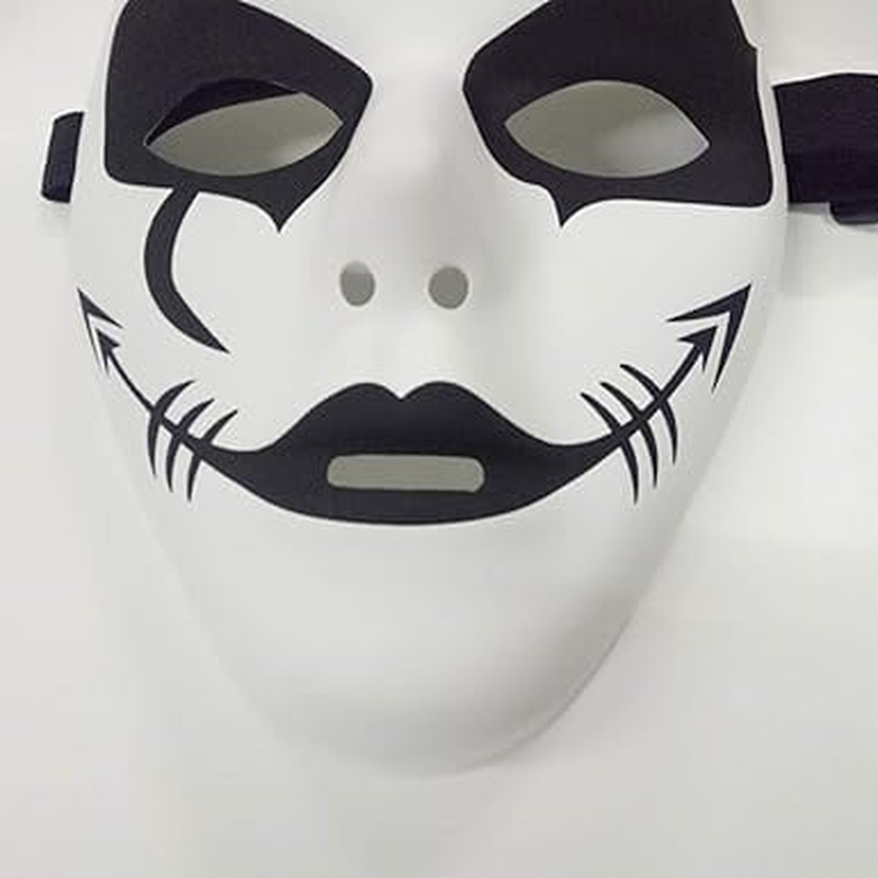 1Pcs Halloween Mask Cool Spooky Party Ghost Cosplay Mask Hip Hop Street Dance Masks Performances Prop image number 3
