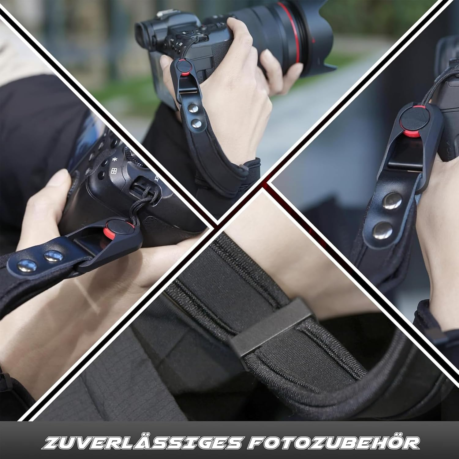 Quick Camera Wrist Strap, Adjustable Camera Quick Release Strap, Multifunctional Bulletproof Wrist Strap, Soft Camera Strap for DSLR Action, Compatible with Many Camera Models image number 6