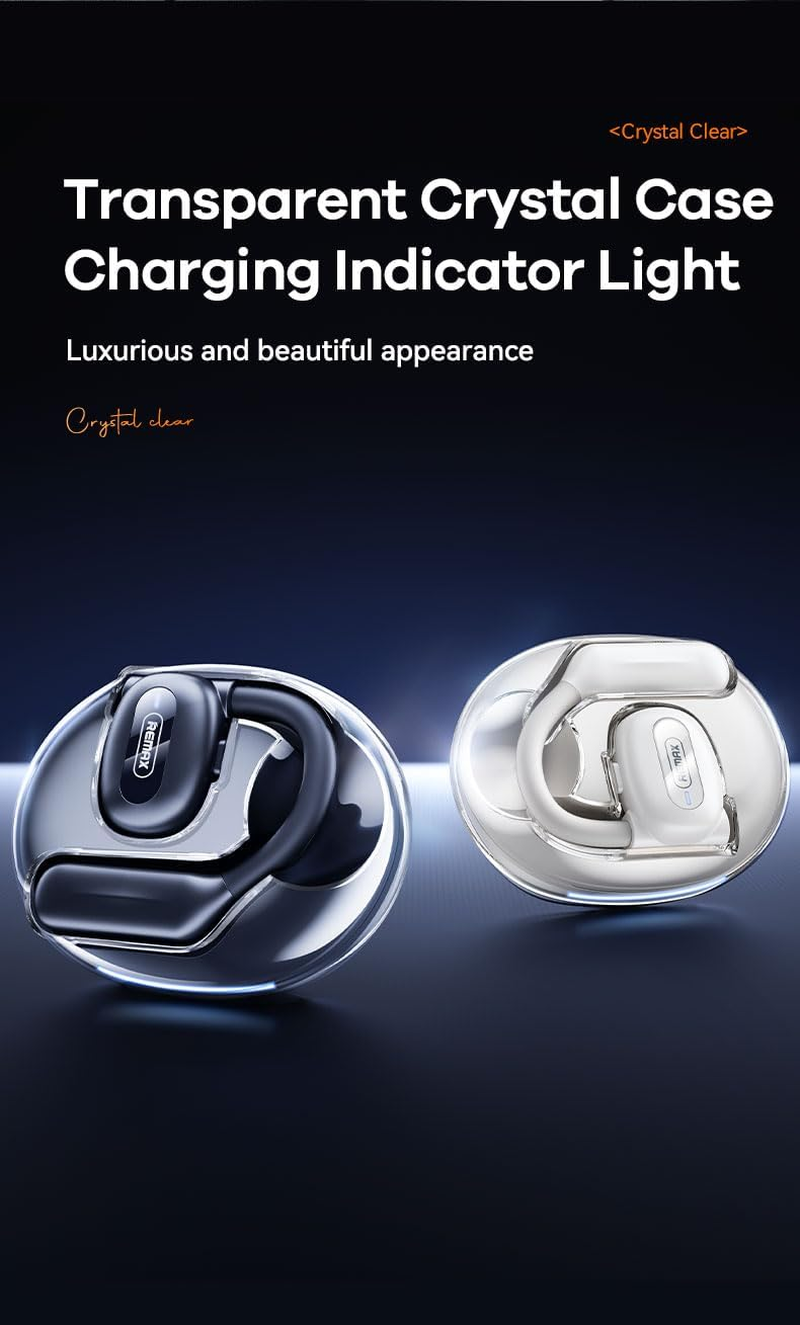 REMAX Binchin Series Air Conduction Earbuds Openbuds P5 Pro - TWS Eb-Blue image number 4