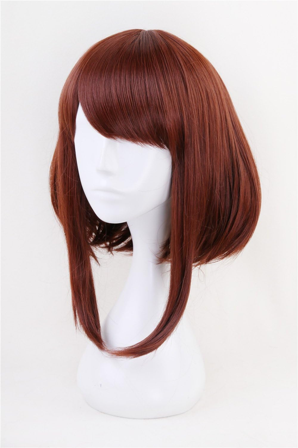 Xingwang Queen Anime Cosplay Wig Short Brown Bob Christmas Party Wigs with Free Cap image number 2