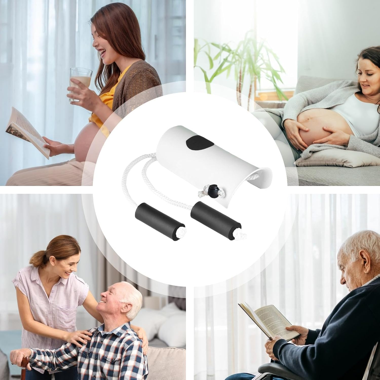 Sock Aids for Putting Socks - No Bending Sock Assistant Device | Ergonomic Sock Aid Device for Seniors, Sock Helpers Assist for Putting Socks image number 3