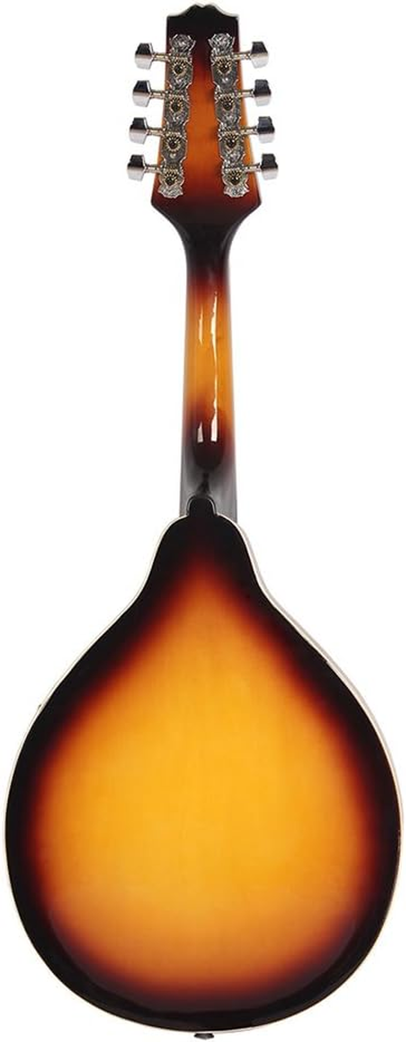 Mingzhe 8-String Basswood Sunburst Mandolin Musical Instrument with Rosewood Adjustable Bridge image number 6