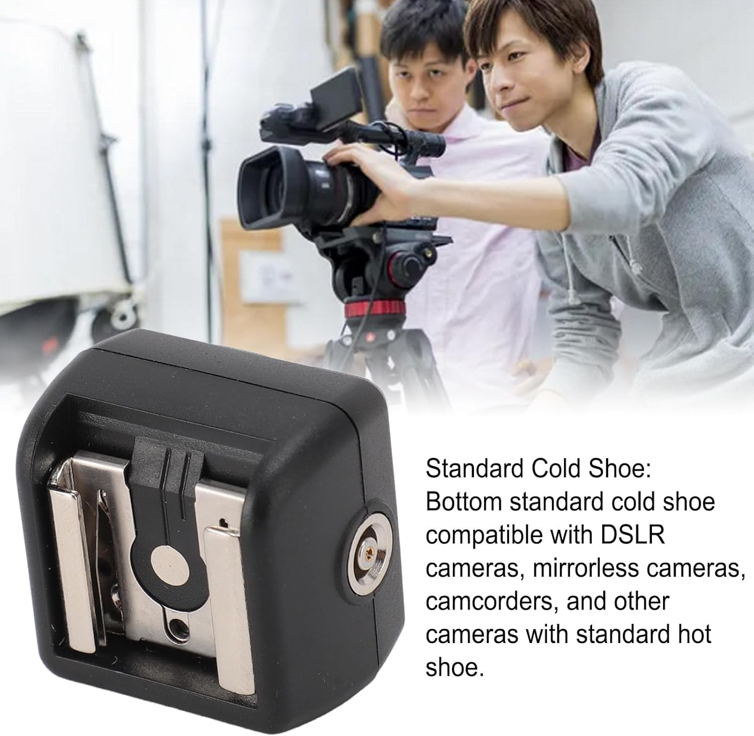 Hot Shoe Adapter with Extra PC Sync Port, Flash Hot Shoe Mount Adapter, for Connecting Cameras to Additional off Camera Flash, Studio Light image number 6