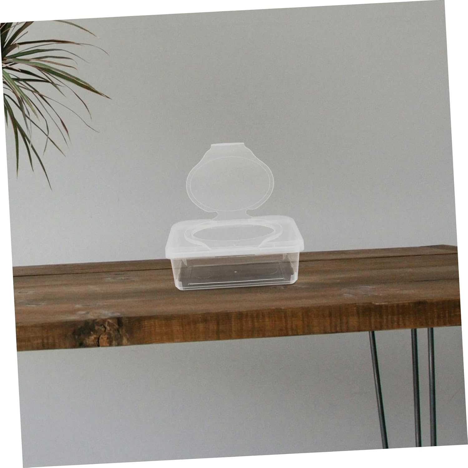 2Pcs Wet Wipes Case Lid Capacity Refillable Tissue Dispenser for Car Office Bathroom Outdoor Tidy Storage image number 5