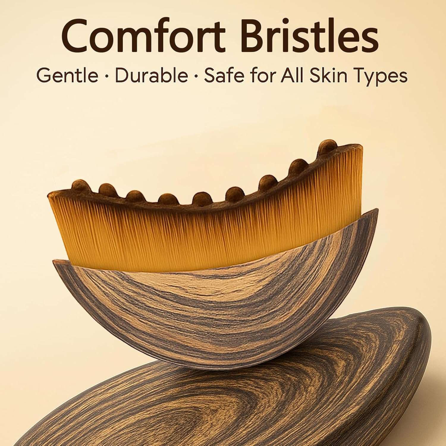 Lymphatic Contour Face Brush & Lymphatic Drainage Massager &ndash; Lymphatic Face Brush, Contour Brush, Face Brush for Lymphatic Drainage, Gua Sha Brush Skin Care Tool image number 2