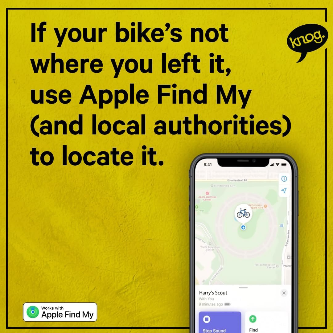 Knog Unisex Security Scout Bicycle Parts, Black image number 4