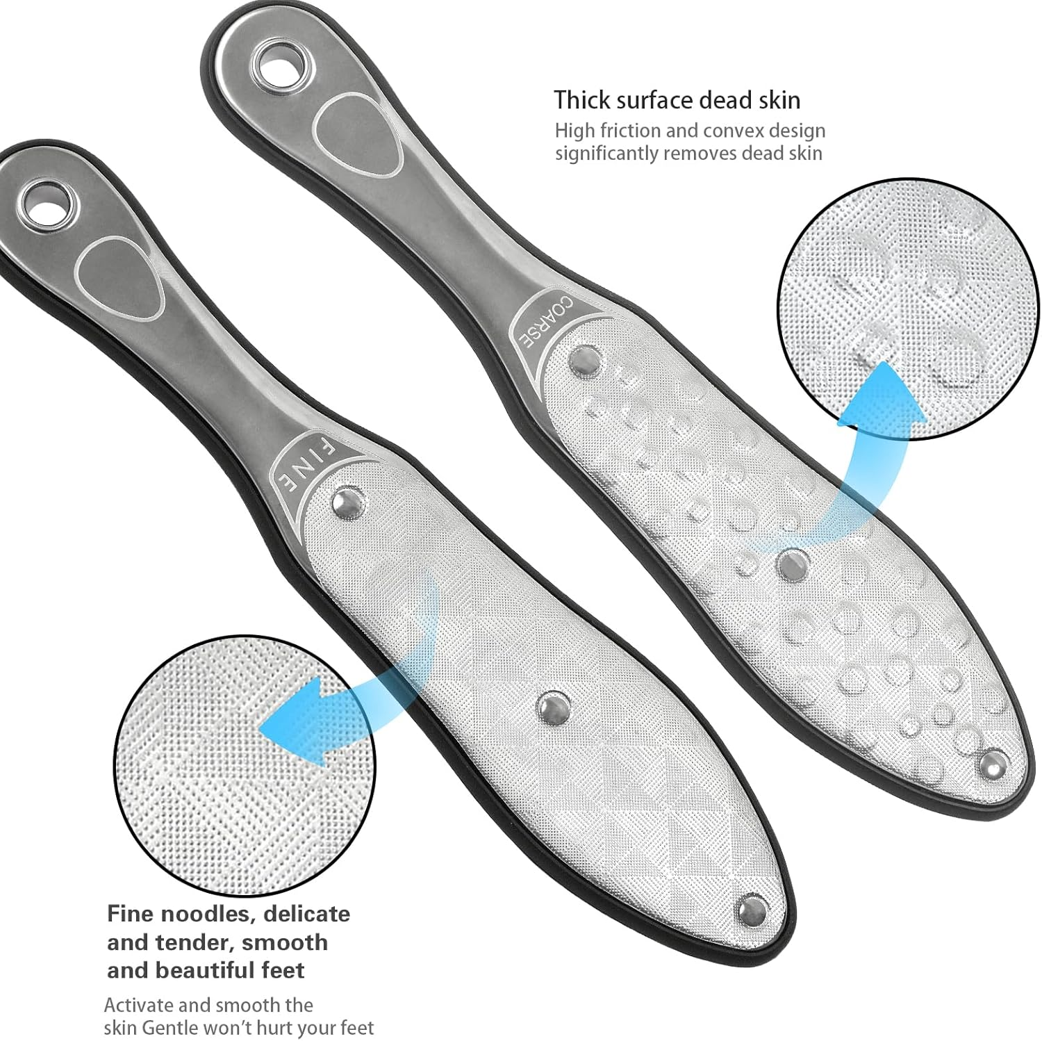 Tiyiyok Callus Remover, Professional Callus Remover for Foot Care, Callus Rasp and Pedicure Set, Removes Dry Skin on Feet, Heels, Quick & Pain-Free, Callus Removal, Foot Effectively image number 3