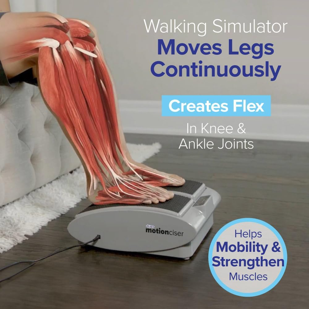 Dr Ho'S Motionciser Passive Exercise Machine with Massage & Soothing Heat, Walking Simulator, Helps Mobility and Strengthen Muscles, 10 Speeds, Wireless Remote image number 1