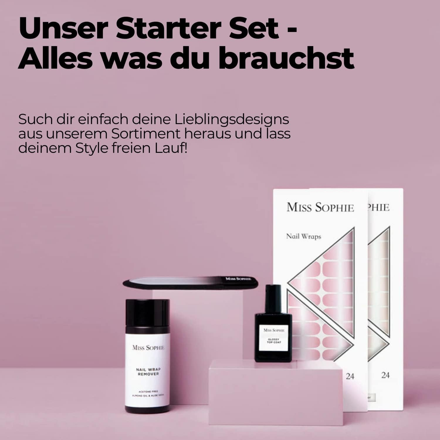 Miss Sophie Foil - Cake Pop - Glitter, Green, Wraps - 24 Ultra Thin Self-Adhesive Long-Lasting Nail Foils image number 3