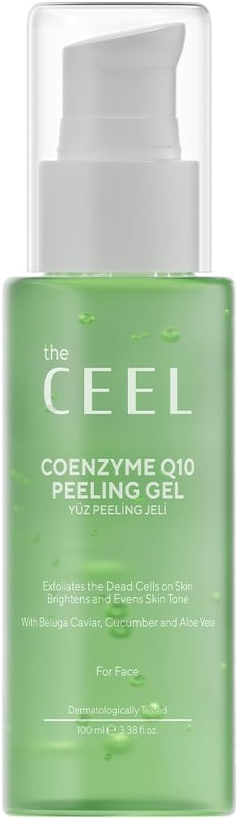 The Ceel Coenzyme Q10 Peeling Gel with Beluga Caviar and Aloe Vera &ndash; Exfoliating & Brightening Face Gel for Smooth Skin, Radiance & Makeup Prep &ndash; 100Ml image number 2