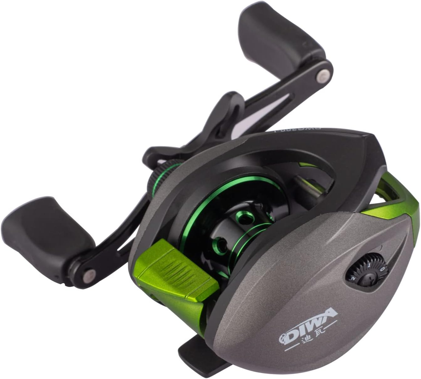 Diwa Baitcasting Reel - New Streamline and Kinetic Design Baitcaster Fishing Reel - 7.4 OZ Double Shielded 10+1 BB - 8 Magnet Braking System - 7.2:1 Gear Ratio Freshwater Saltwater Fishing Reels image number 3