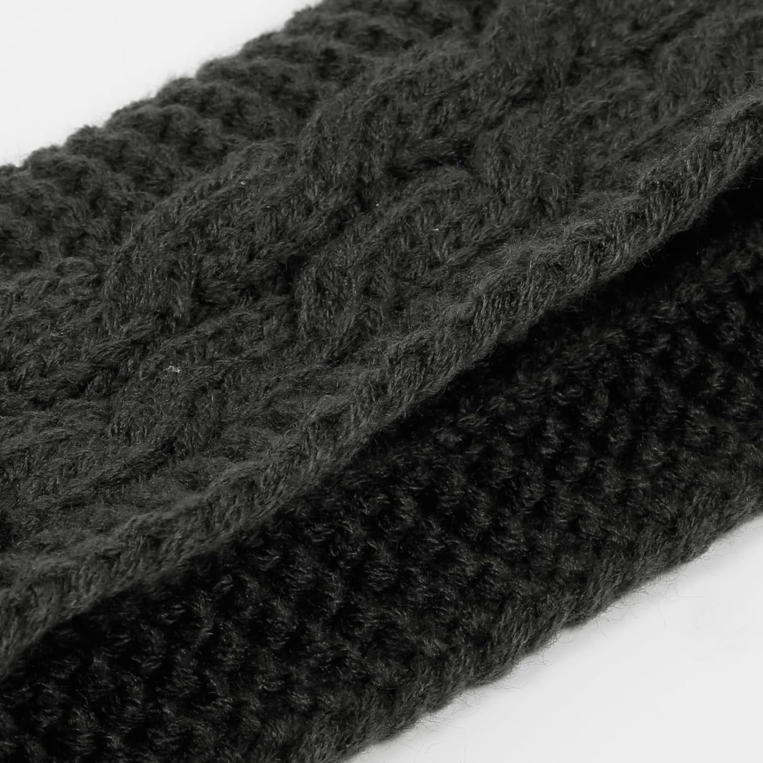 Pack of 2 Women'S Winter Headbands, Knitted Hair Band, Ear Warmers, Girls, Women, Elastic, Wide, Warm, Winter Crocheted Hair Bands, Thick Headband, Hair Accessories, Headband image number 2