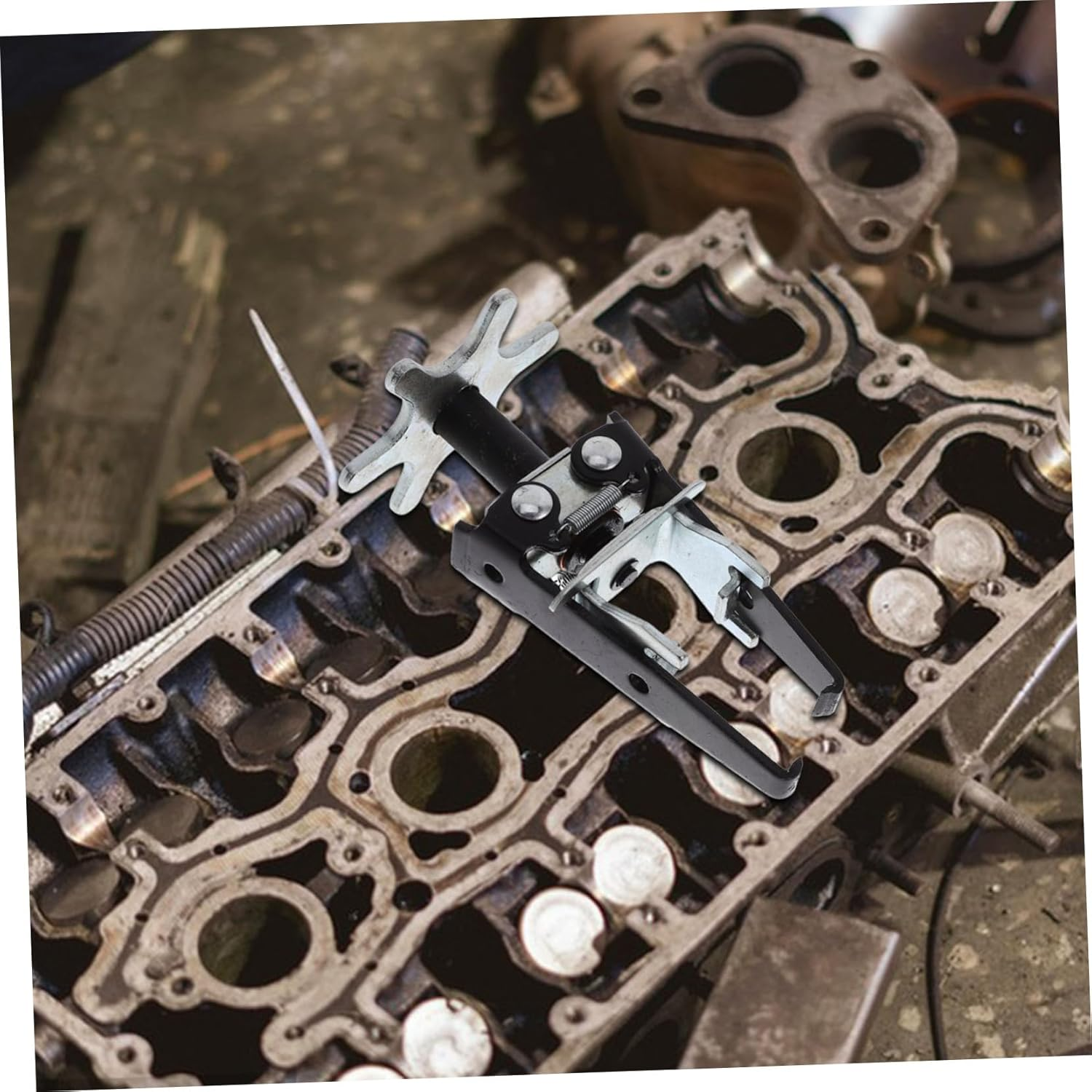 HEALEEP Engine Valve Spring Compressor Tool Automotive Accessory Valve Spring Clamp Efficient Repair Smooth Engine Operation