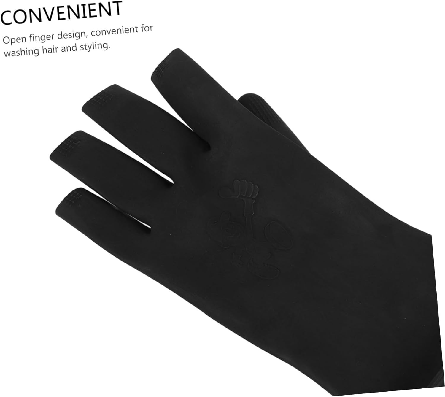 Gogogmee Hair Dyeing Gloves Salon Rubber Gloves Comfort Fit for Hair Wash Accessories image number 5